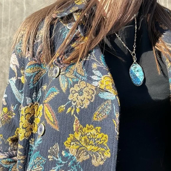 Tarnish Resistant Gold Grounding Copper African Moonstone Necklace Pendant+Cord - Picture 9 of 9